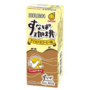 Amazon.co.jp: マルサンアイ 豆乳飲料すなば珈琲 200ml紙パック×24(12